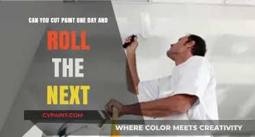 Cutting Paint One Day, Rolling the Next: Is It Feasible?