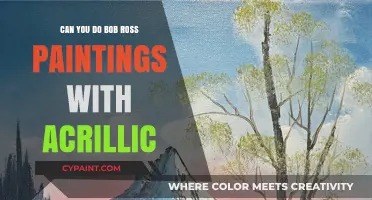 Exploring Bob Ross Techniques with Acrylic Paints: A Beginner's Guide