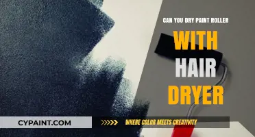 Speeding Up Paint Roller Drying: The Hair Dryer Hack