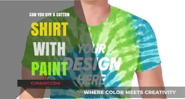 Revamp Your Wardrobe: The Art of Dyeing Cotton Shirts with Paint