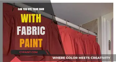 Exploring the Possibilities: Dyeing Your Hair with Fabric Paint