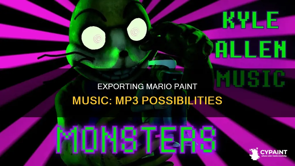 can you export mario paint composer arrangements to mp3