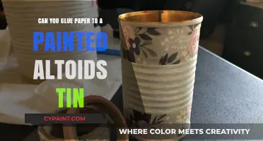 Adhesive Options for Attaching Paper to Painted Altoids Tins