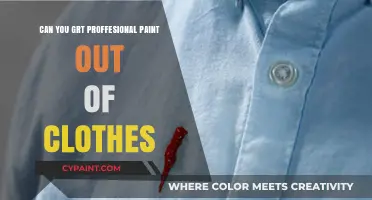 Removing Professional Paint from Clothes: Tips and Tricks