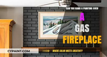 Hanging Art Over a Gas Fireplace: Is It Safe?