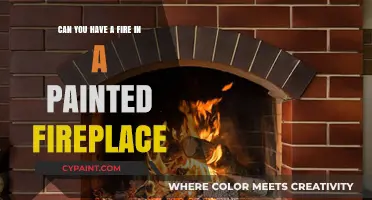 Painted Fireplace: Can You Have a Fire?