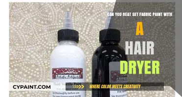 Heat Setting Fabric Paint: Hair Dryer Hacks for Crafters