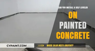 Self-Leveling on Painted Concrete: Is It Possible?