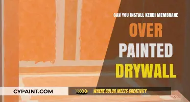 Installing Kerdi Membrane Over Painted Drywall: A Comprehensive Guide
