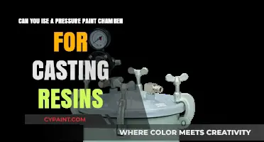 Using Pressure Paint Chambers for Casting Resins: A Viable Technique?