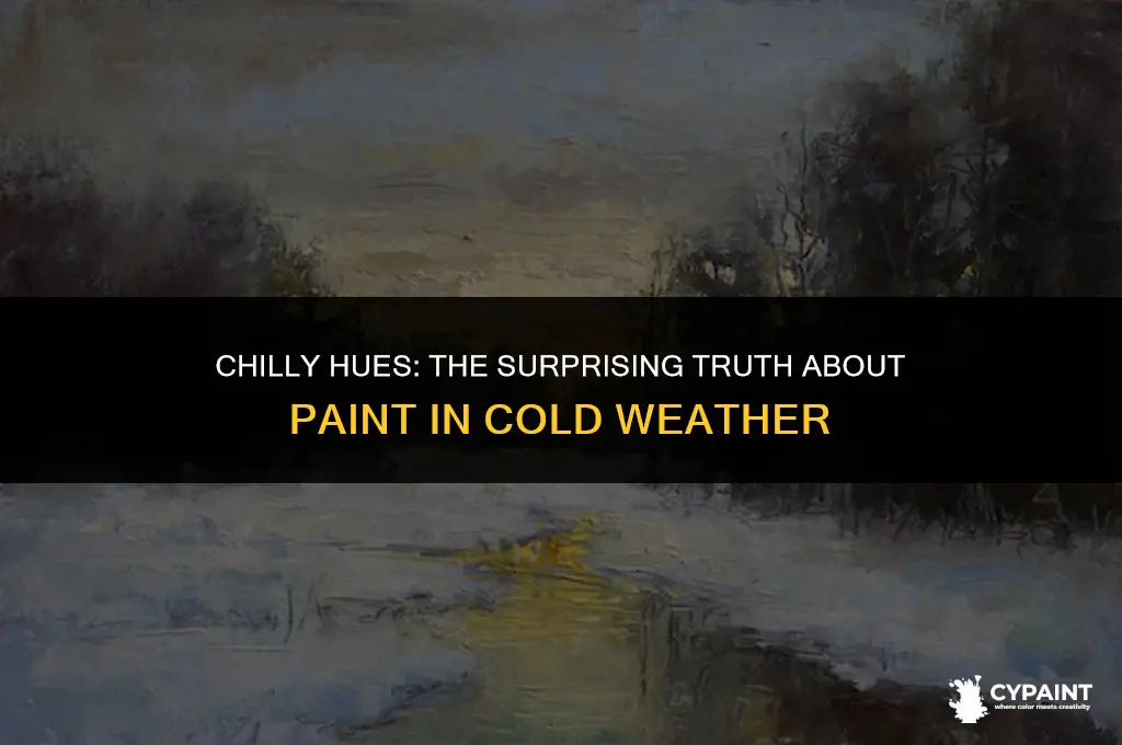 can you leave paint out in the cold