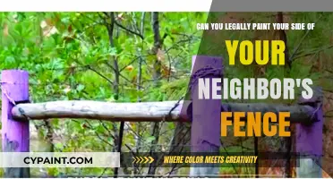 Painting Your Side of the Neighbor's Fence: Legal or Not?