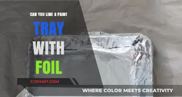 Foil Lining for Paint Trays: A Handy DIY Hack