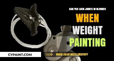 Locking Joints for Precise Weight Painting in Blender