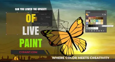 Mastering Transparency: A Guide to Adjusting Live Paint Opacity
