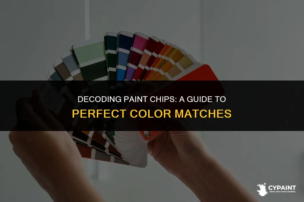 can you match paint from a paint chip