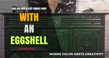 Mixing Flat Finish Paint with Eggshell: A Guide to Paint Blending