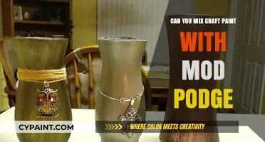 Crafting Chronicles: The Ultimate Guide to Mixing Paint and Mod Podge