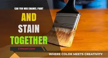 Mixing Enamel Paint and Stain: A Comprehensive Guide for DIY Enthusiasts