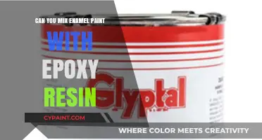 Exploring the Compatibility of Enamel Paint and Epoxy Resin