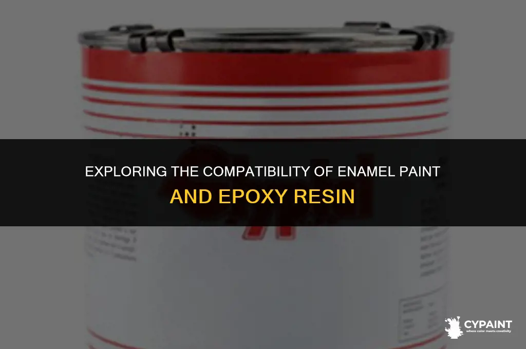 can you mix enamel paint with epoxy resin