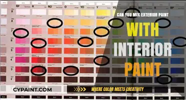 Blending Exterior and Interior Paints: A Guide to Safe and Effective Mixing