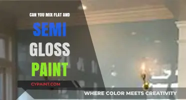 Blending Finishes: Can You Mix Flat and Semi-Gloss Paint?