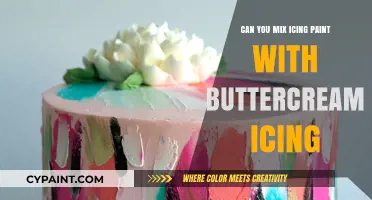 Blending Creativity: Icing Paint and Buttercream Icing Fusion