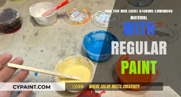 Mixing Luminous Materials with Regular Paint: Creative Glow Possibilities