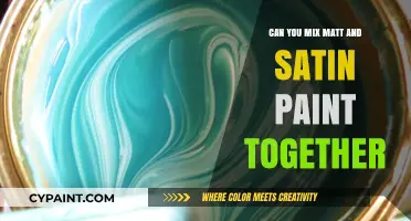 Blending Finishes: Can You Mix Matte and Satin Paint Together?