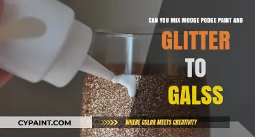 Mixing Mod Podge, Paint, and Glitter: Creative Glass Crafting Techniques