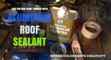 Mixing Paint Thinner and Aluminum Roof Sealant: Safe or Not?