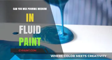 Exploring the Effects of Pouring Medium in Fluid Paint Art