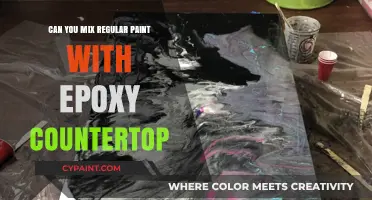 Blending Regular Paint with Epoxy Countertops: A Comprehensive Guide