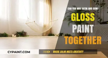 Combining Satin and Semi-Gloss Paint: A Smart Mix?