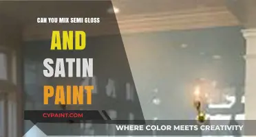 Blending Finishes: Can You Mix Semi-Gloss and Satin Paint?
