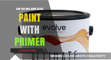 Mixing Semi-Gloss Paint with Primer: A Comprehensive Guide