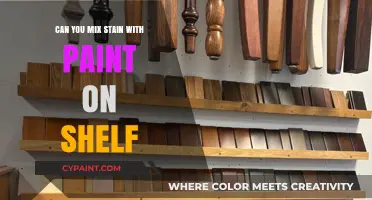 Shelf Makeover: The Do's and Don'ts of Mixing Stain with Paint