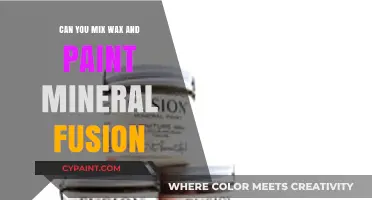 Blending Artistry: The Creative Fusion of Wax and Mineral Paint