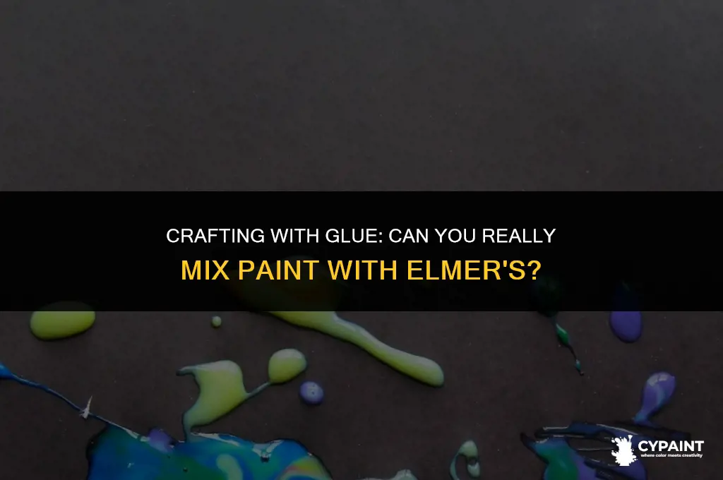 can you mux paint with elmer