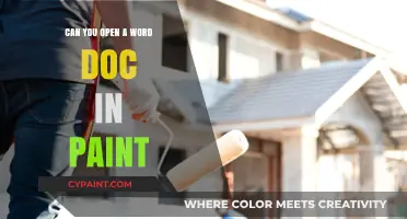 Exploring the Possibilities: Can You Open a Word Doc in Paint?