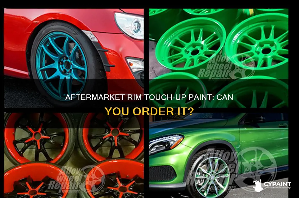 can you otder touch up paint from after market rims