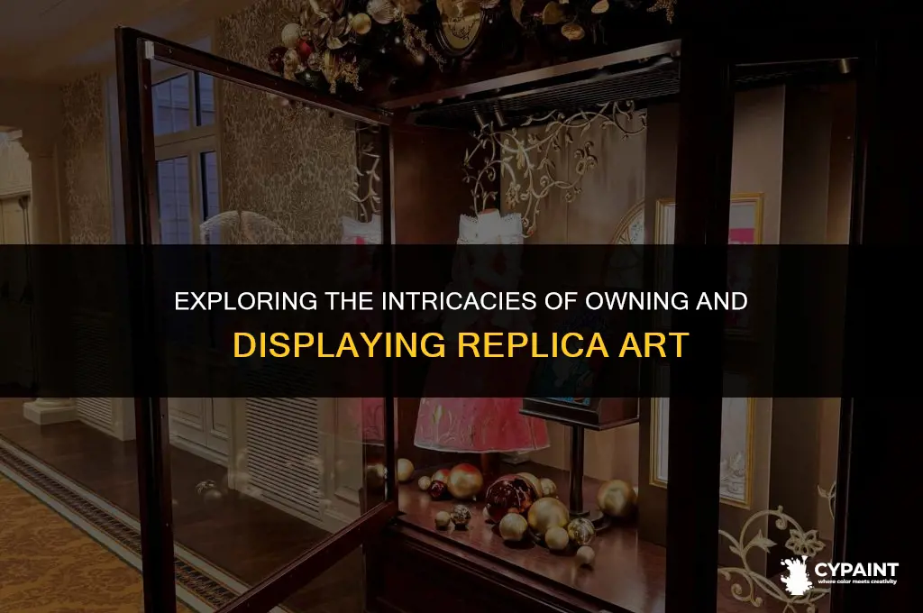 can you own a fake and display painting