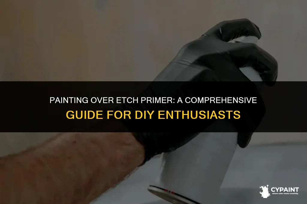 can you paint 2 pack over etch primer
