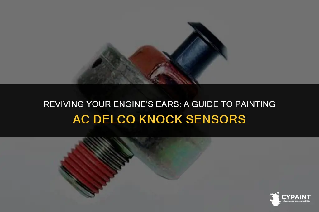 can you paint a ac delco knock sensor