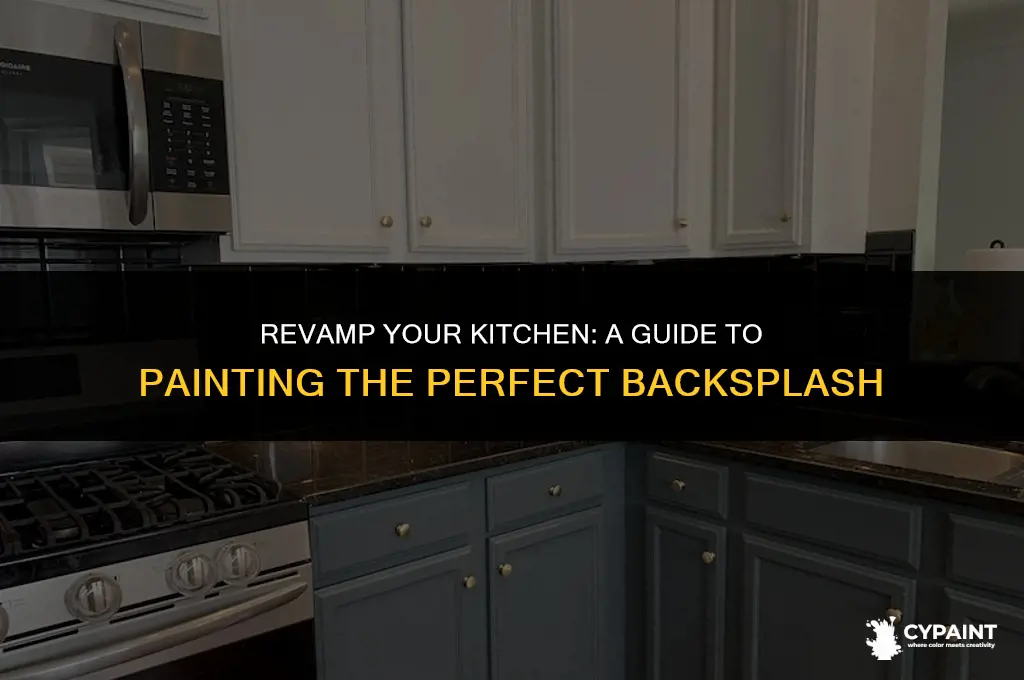 can you paint a backsplash in a kitchen