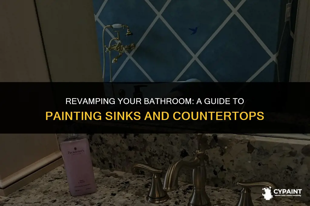 can you paint a bathroom sink and countertop