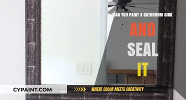 Transform Your Bathroom Sink: Paint and Seal for a New Look