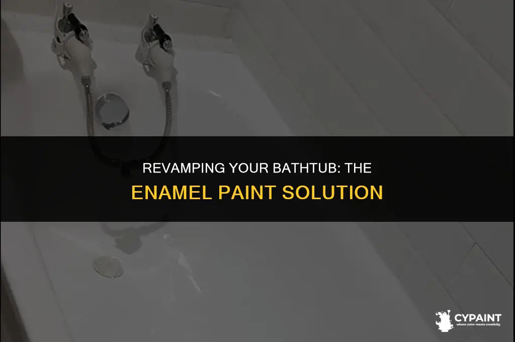 can you paint a bathtub with enamel paint