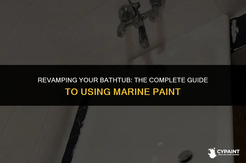 can you paint a bathtub with marine paint